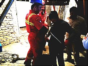 نجات کارگر جوان از عمق 20 متری چاه در تهرانپارس