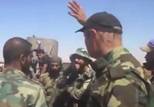 نبرد سنگین ارتش سوریه با تروریست‌های داعش در المیادین + فیلم