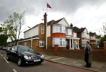 کشف بسته مشکوک در سفارت کره شمالی در لندن