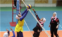 مسابقات والیبال دستجات آزاد در کرمان