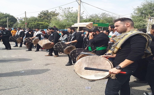 کرمانشاه امروز عزادار حضرت عباس علمدار کربلا بود