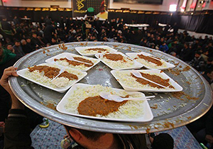 اطعام عزاداران حسینی در مرز شلمچه