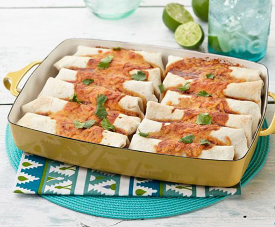 بوریتوی گوشت و لوبیا+عکس