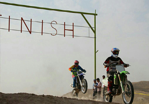 برگزاری مسابقات موتور سواری کشور در گچساران