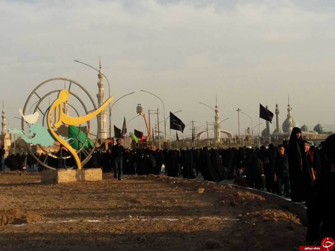 مراسم پیاده روی جاماندگان سفر عشق برگزار شد
