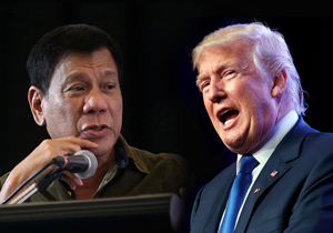 دوترته: مطمئنم ترامپ در فیلیپین درباره موضوع حقوق بشر صحبت نمی‌کند