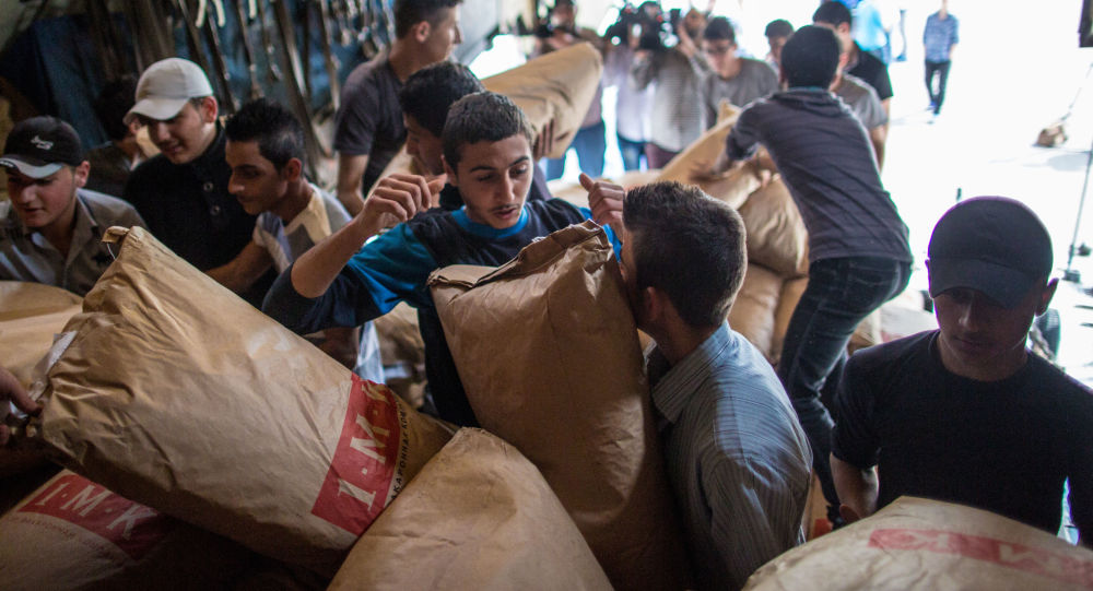 ورود ده‌ها تن کمک‌های بشر دوستانه به غوطه شرقی دمشق