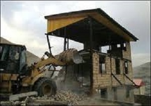 تخریب 17 مورد بنای غیر مجاز در استان کردستان