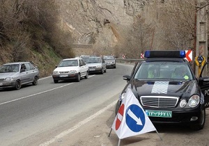 ترافیک نیمه سنگین در جاده مشهد - تهران