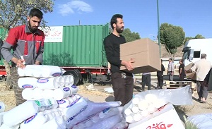 ارسال  کاروان اقلام  موردنیاز از اراک به موکب‌های طریق الحسین در عراق
