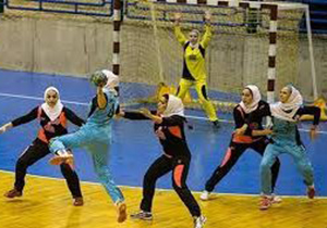 بانوان لارستان نماینده ایران در مسابقات هندبال غرب آسیا