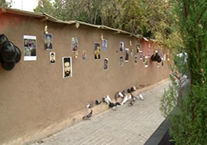 نصب عکس کشته شدگان حوادث رانندگی بر روی دیوار عبرت + فیلم