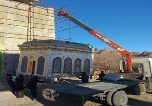 ساخت هفت ضریح برای بقاع متبرکه شهرستان لردگان