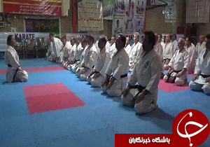 برگزاری دوره استاژ کاراته در قزوین