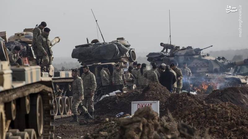 عملیات چریکی هسته‌های خاموش شبه نظامیان کُرد علیه ارتش ترکیه در عفرین/ تلاش آمریکا برای استقرار نظامیان عربستانی در سوریه + تصاویر