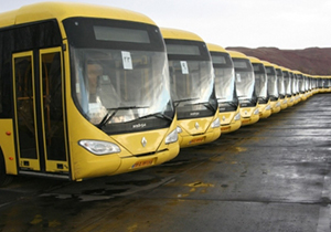 فعالیت حدود ۶۰۰ دستگاه اتوبوس عمومی و خصوصی در ایام تعطیلات نوروز