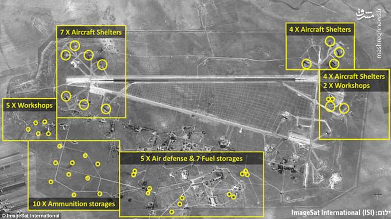 فاکتورسازی تاجرترین رییس‌جمهور آمریکا برای دوشیدن اسپانسر‌های خام /واقعا ۱۰۵ موشک به سمت ۳ هدف آسان در سوریه شلیک شد؟ +تصاویر