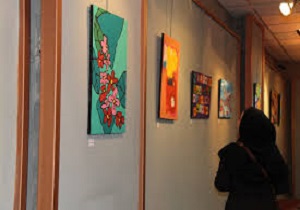 افتتاح  نمایشگاه گروهی  طراحی نقاشی  هفت رنگ در آبادان