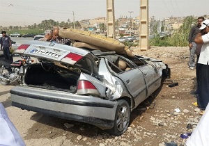 مصدوم شدن 12 نفر در سوانح رانندگی خوزستان