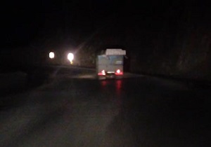 نیسان حادثه‌ساز در جاده هراز! + فیلم