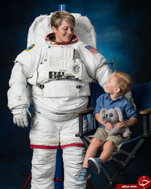 اقدام کم سابقه ناسا در انتشار تصویر فضانورد در کنار فرزندش +تصویر