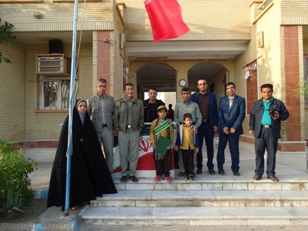 نخستین دانش آموز همیار محیط زیست در دشتی معرفی شد