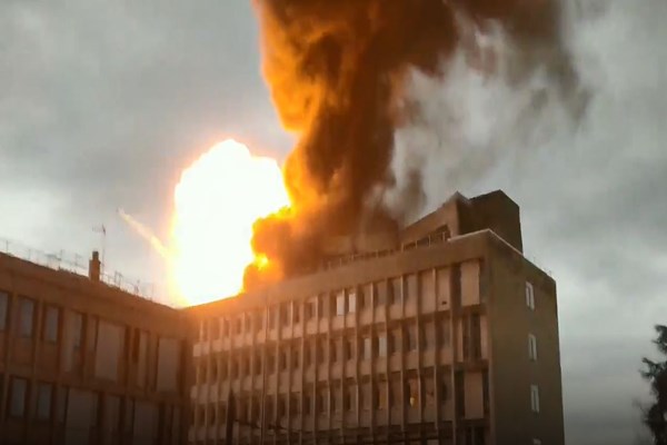 وقوع انفجاری مهیب در دانشگاه شهر «لیون» فرانسه + فیلم
