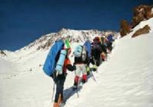صعود زمستانی سراسری به قله ۴۸۸۱ متری سبلان
