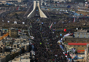 تصاویر هوایی از باشکوه‌ترین جشن تولد انقلاب در تهران