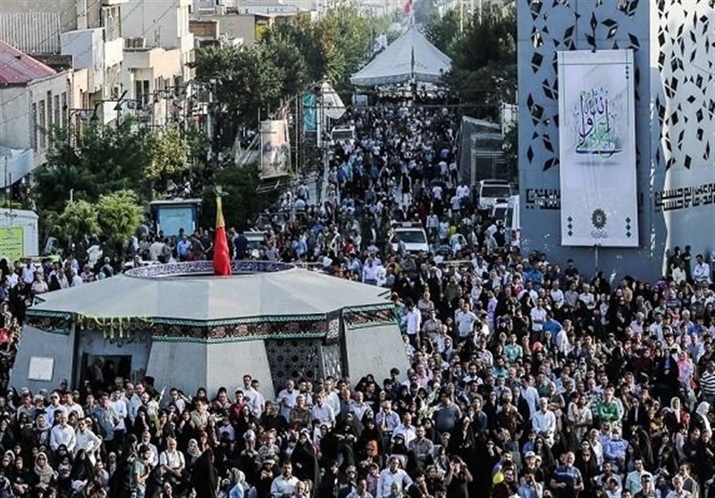 تجمع بزرگ «دختران انقلاب» با حضور مرضیه هاشمی در میدان امام حسین (ع)