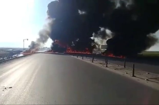 انفجار بمب در مسیر کاروان بسیج مردمی عراق