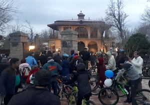 پویش مردمی یک ماه با دوچرخه در قزوین