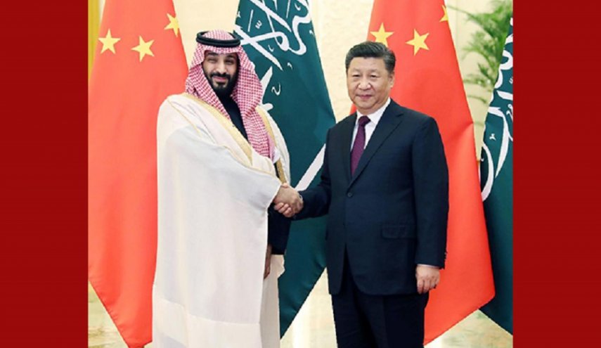 دیدار محمد بن سلمان با رئیس جمهور چین