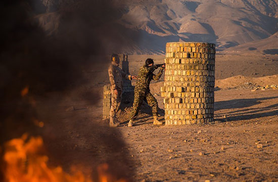 تمرین نیرو‌های ویژه یگان فاتحین سپاه پاسداران + تصاویر