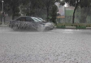 رفع پدیده گردوغبار با  بارش باران در آبادان وخرمشهر