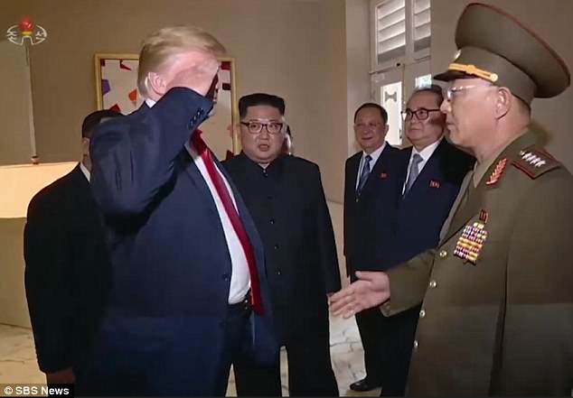 تصاویر تلویزیون دولتی کره شمالی گاف دونالد ترامپ را لو داد+تصاویر