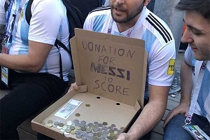 توهین یک هوادار آرژانتینی به مسی