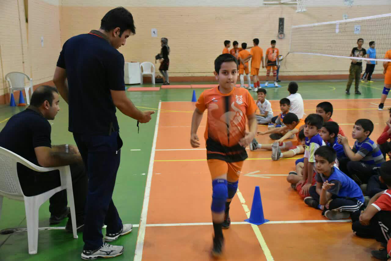 اجرای طرح استعدادیابی والیبال در شهربابک
