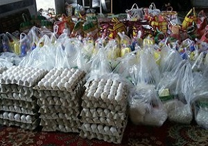 توزیع ۵۰۰ سبد غذایی در ایرانشهر