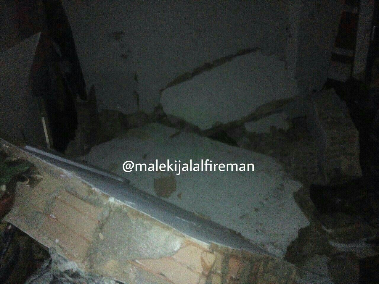 مصدومیت 6 تن در اثر انفجار ساختمانی 5 طبقه در محله دولت آباد