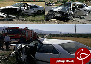 مصدومیت ۳نفر درتصادف محور خرم آباد به سپیددشت +عکس