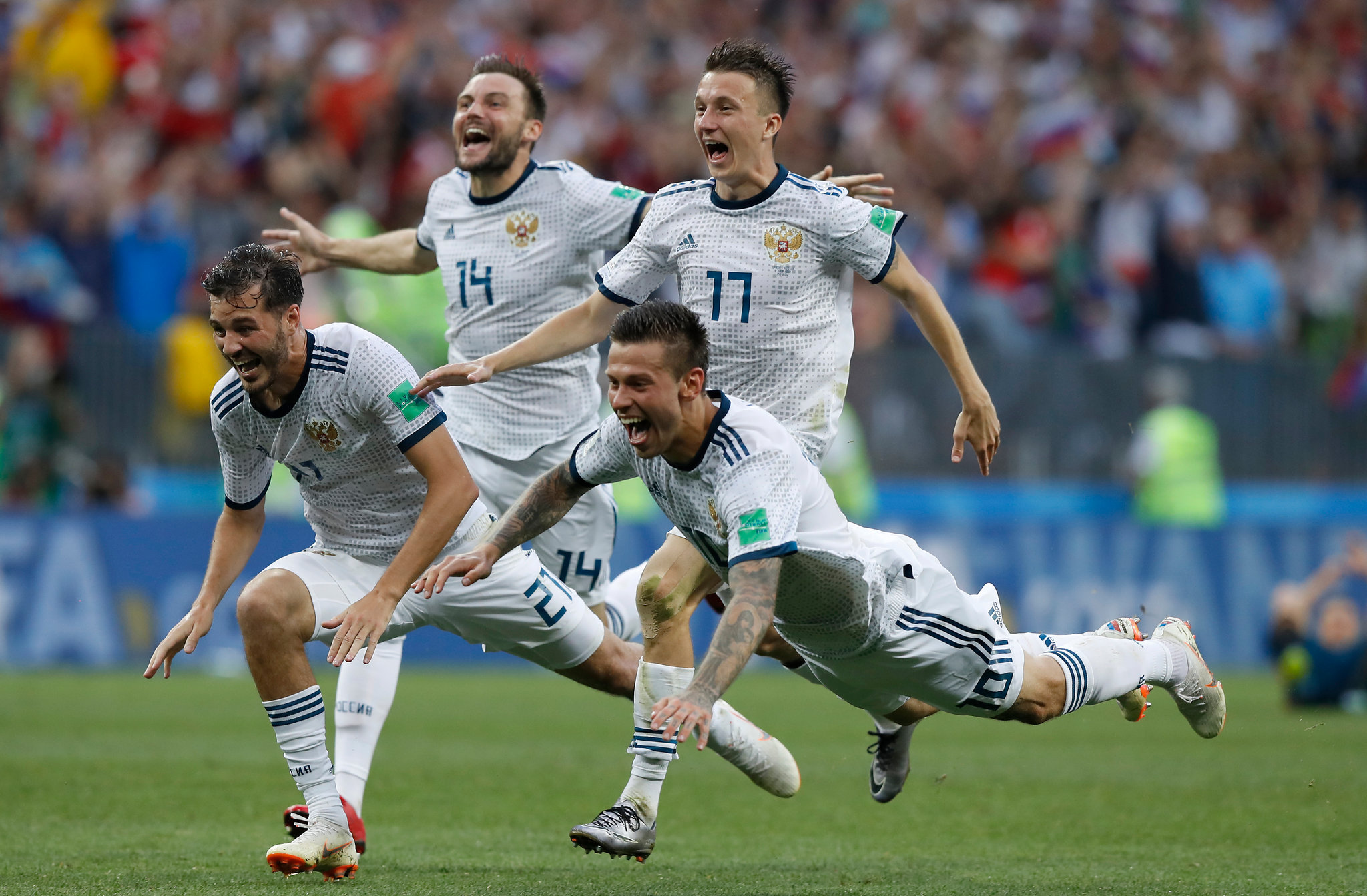 آلبوم تصاویر هجدهمین روز جام جهانی ۲۰۱۸