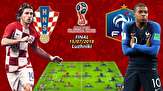 باشگاه خبرنگاران -ترکیب منتخب دیدار فینال جام جهانی ۲۰۱۸