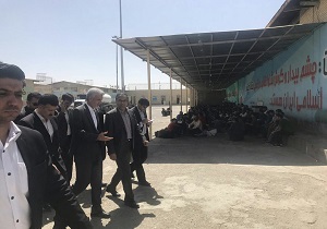 بازدید استاندار سیستان وبلوچستان از بخش‌های مختلف اردوگاه مراقبتی الغدیر زاهدان