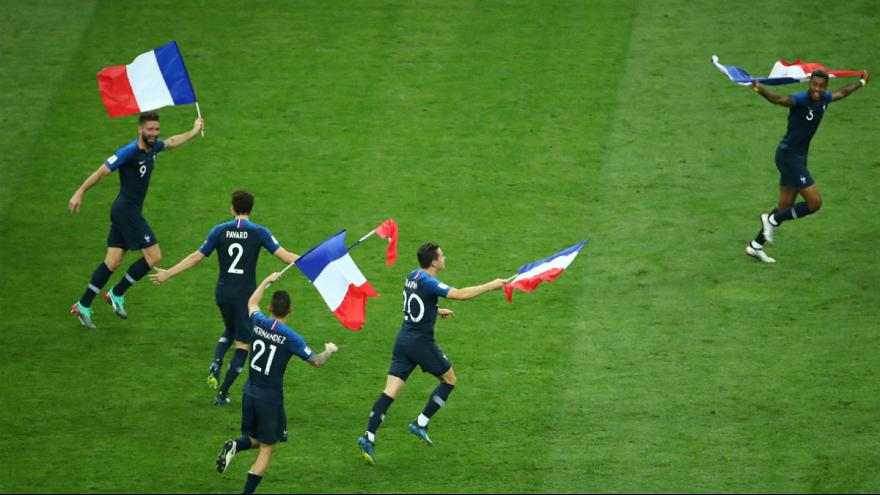 واکنش طرفداران به قهرمانی فرانسه در جام جهانی 2018 +تصاویر