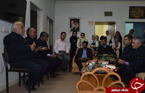 حضورخادمان حرم رضوی در باشگاه خبرنگاران جوان مرکز یزد