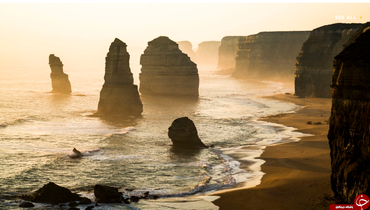برج های سنگی در ساحل استرالیا+عکس
