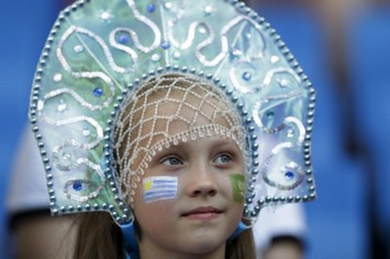 چهره‌های عجیب هواداران فوتبال در جام جهانی روسیه+ تصاویر