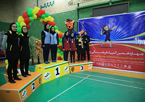 پایان مسابقات بدمینتون دونفره دختران دانشجوی کشور در شیراز