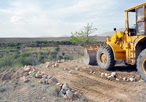 رفع تصرف از زمین‌های کشاورزی شهرستان البرز